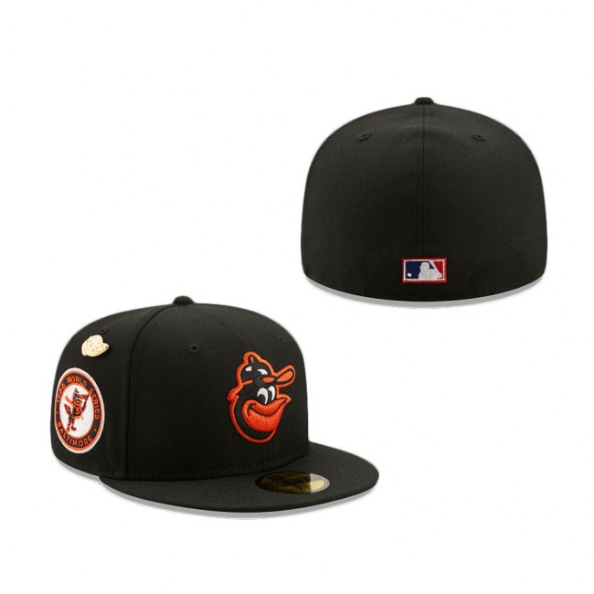 Baltimore Orioles 1966 Logo History 59FIFTY Fitted Hat