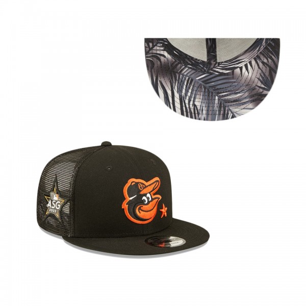 Baltimore Orioles Black 2022 MLB All-Star Game Workout 9FIFTY Snapback Adjustable Hat