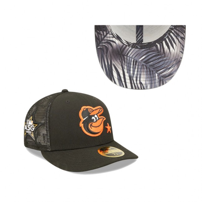 Baltimore Orioles Black 2022 MLB All-Star Game Workout Low Profile 59FIFTY Fitted Hat