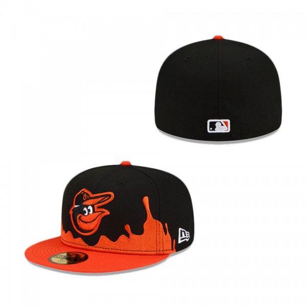 Baltimore Orioles Drip Front 59FIFTY Fitted Hat