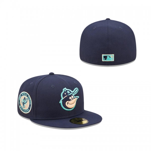 Baltimore Orioles Oceanside Peach 59FIFTY Fitted Hat