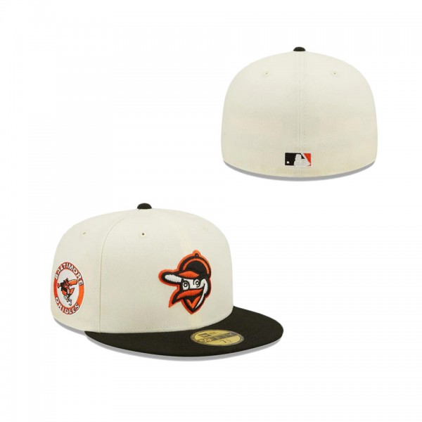 Baltimore Orioles Off White B-More 59IFTY Fitted Hat