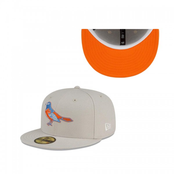 Baltimore Orioles Stone Orange Fitted Hat