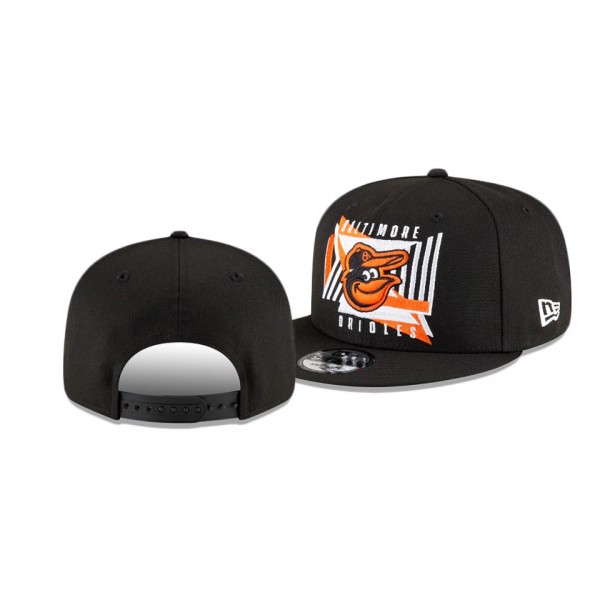 Baltimore Orioles Shapes Black 9FIFTY Snapback Hat