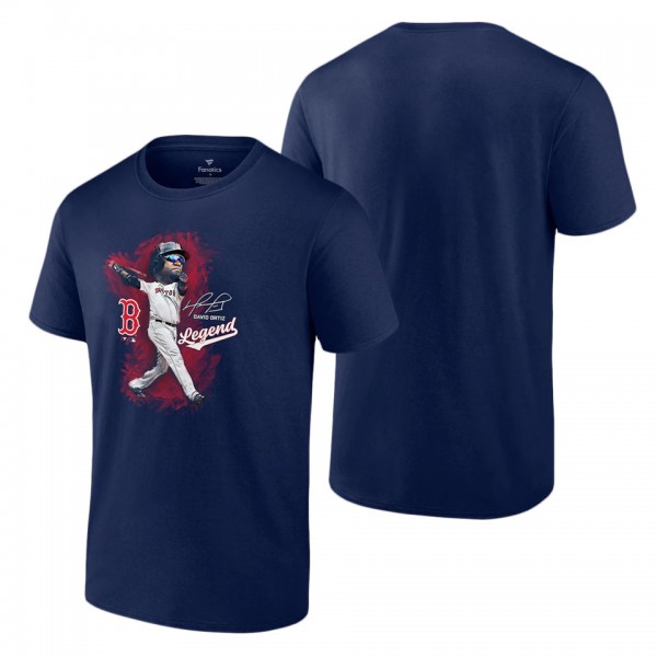 Men's Boston Red Sox David Ortiz Fanatics Branded Navy Legend Graphic T-Shirt