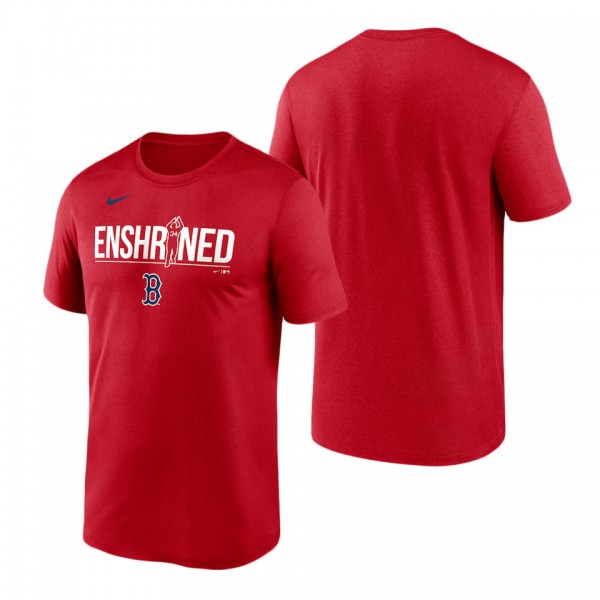 Men's Boston Red Sox David Ortiz Red Legend Enshrined Performance T-Shirt