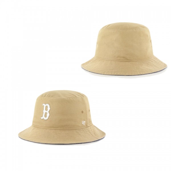 Boston Red Sox Khaki Chambray Ballpark Bucket Hat