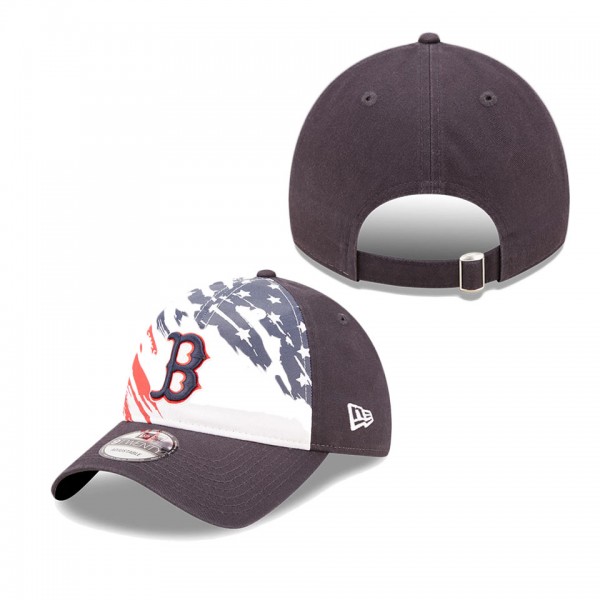 Boston Red Sox Navy 2022 4th Of July Stars Stripes 9TWENTY Adjustable Hat