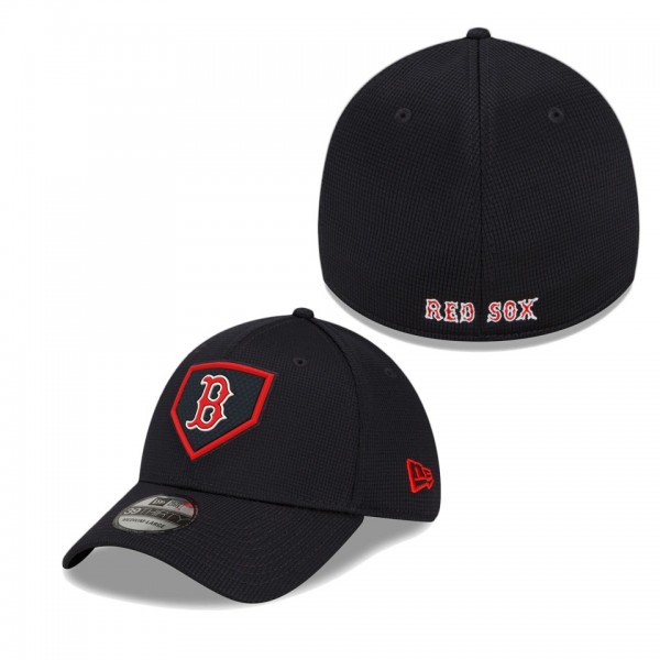 Boston Red Sox Navy Clubhouse 39THIRTY Flex Hat