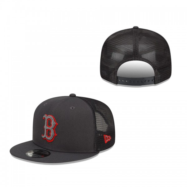 Boston Red Sox New Era 2022 Batting Practice 9FIFTY Snapback Adjustable Hat Graphite