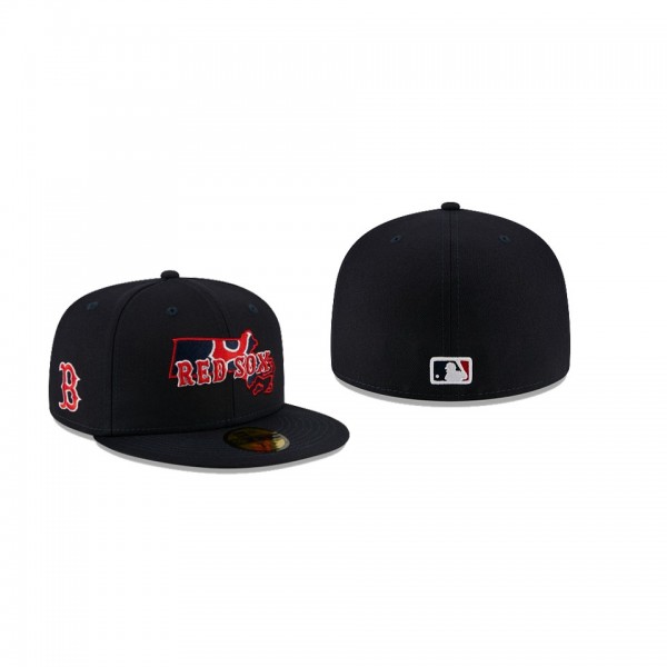 Men's Boston Red Sox Local Black 59FIFTY Fitted Hat