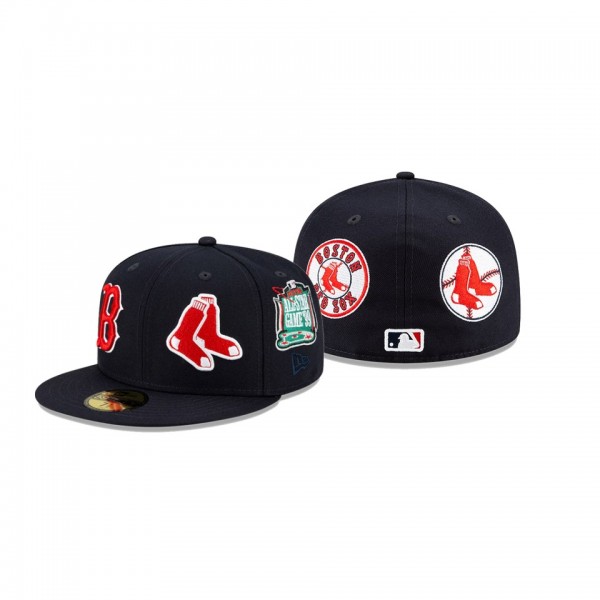 Men's Boston Red Sox Team Pride Navy 59FIFTY Fitted Hat