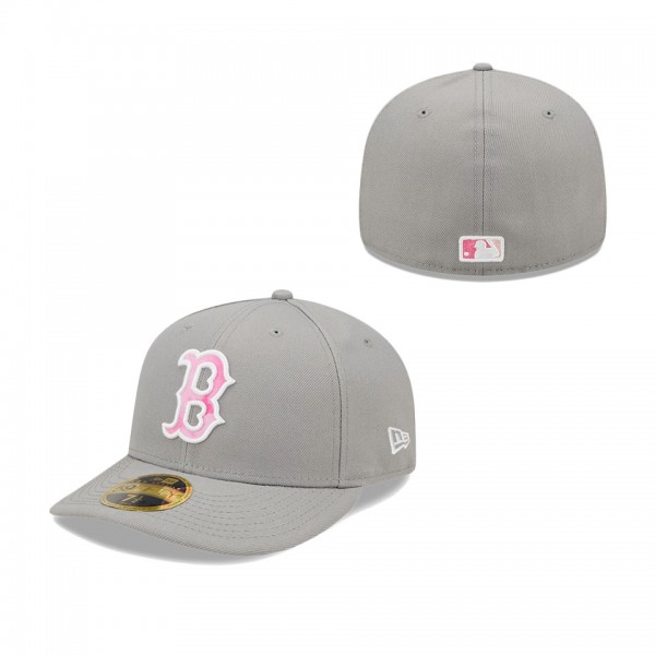 Men's Boston Red Sox Gray 2022 Mother's Day On-Field Low Profile 59FIFTY Fitted Hat
