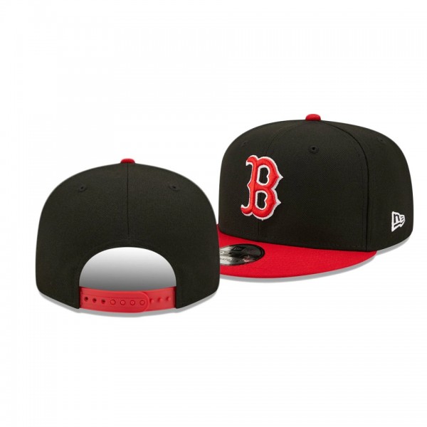 Boston Red Sox Color Pack 2-Tone Black Scarlet 9FIFTY Snapback Hat