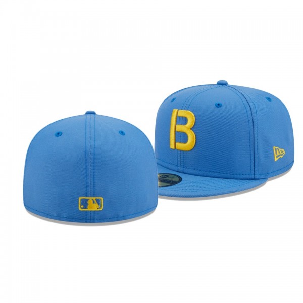 Boston Red Sox B City Connect Light Blue 59FIFTY Fitted Hat