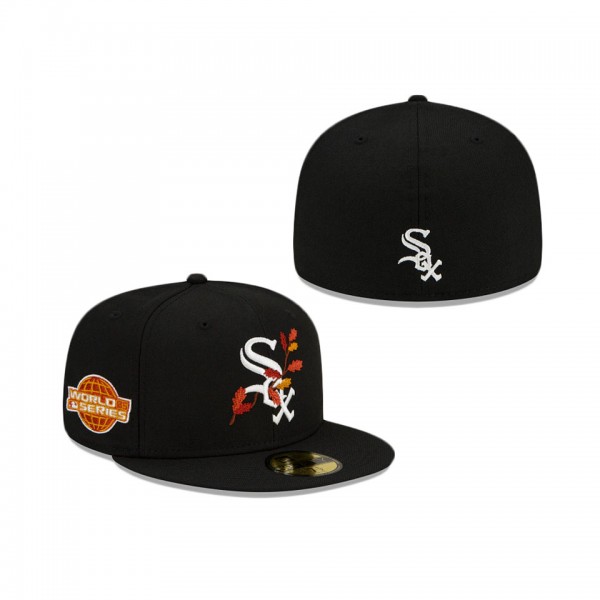 Chicago White Sox Leafy Front 59FIFTY Fitted Cap