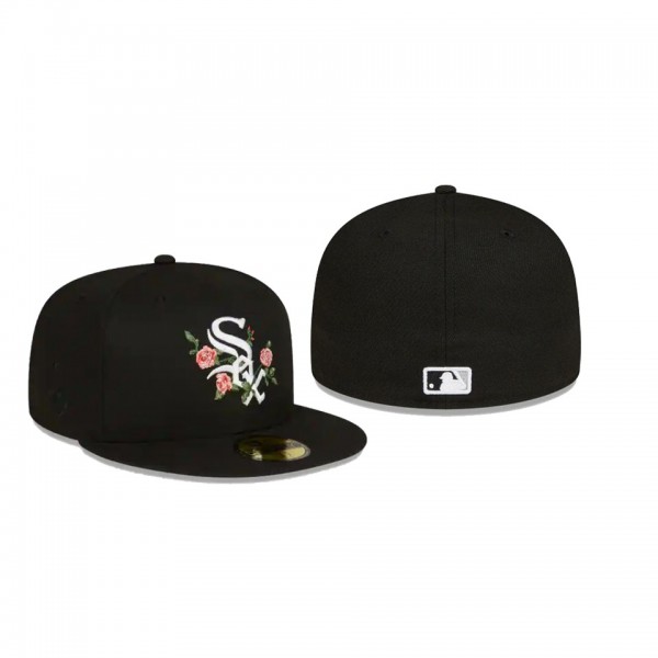 Men's Chicago White Sox Bloom Black 59FIFTY Fitted Hat