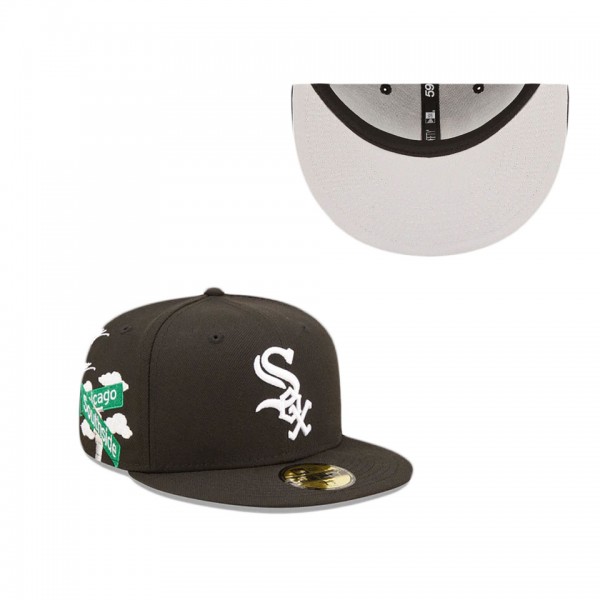 Chicago White Sox Cloud Icon 59FIFTY Fitted Hat