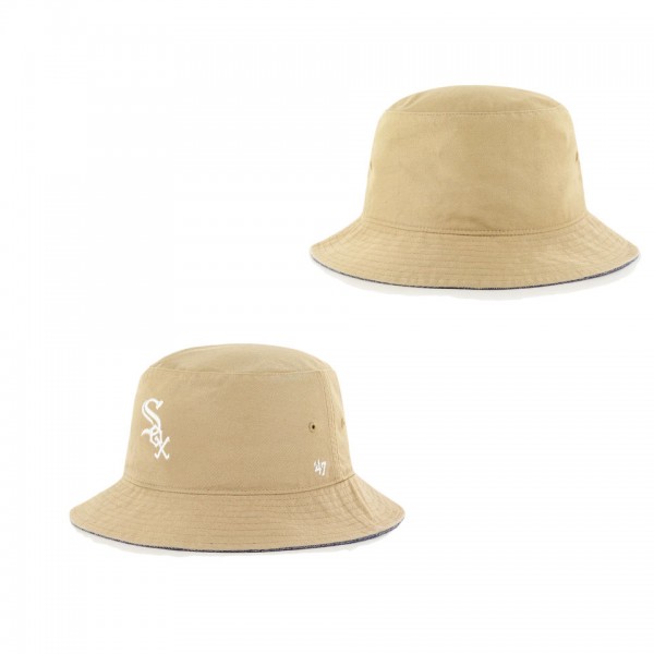 Chicago White Sox Khaki Chambray Ballpark Bucket Hat
