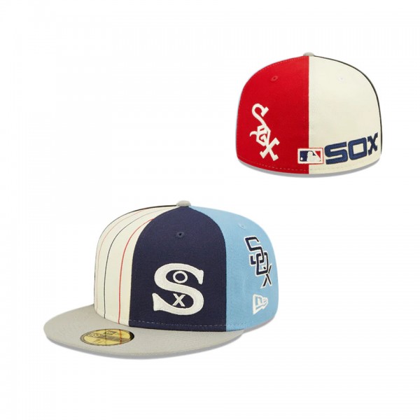 Chicago White Sox Logo Pinwheel 59FIFTY Fitted Hat