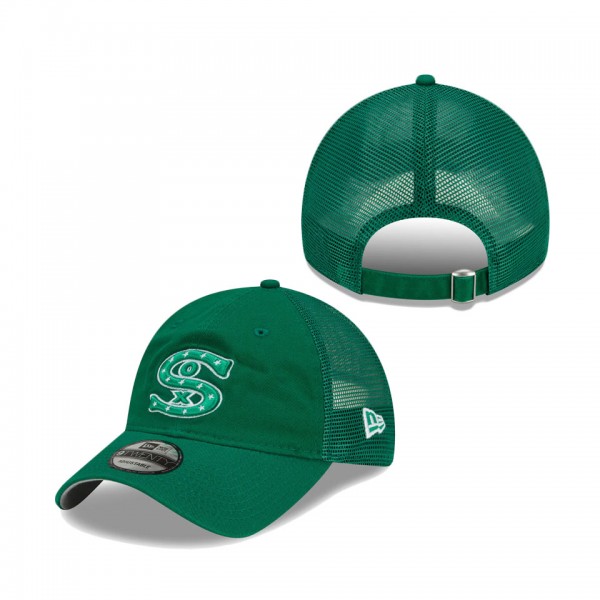 Chicago White Sox New Era St. Patrick's Day 9TWENTY Adjustable Hat Green