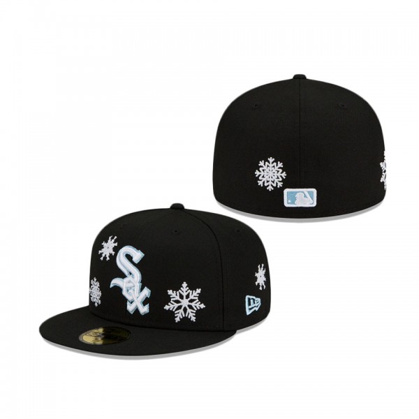 Chicago White Sox Snow Fitted Hat