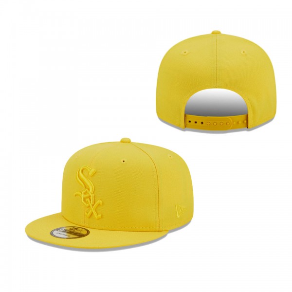 Men's Chicago White Sox New Era Yellow Spring Color Pack 9FIFTY Snapback Hat