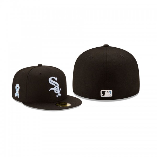 Men's Chicago White Sox 2021 Father's Day Black On-Field 59FIFTY Fitted Hat
