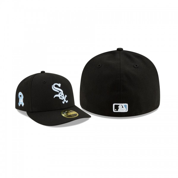 Men's Chicago White Sox 2021 Father's Day Black On-Field Low Profile 59FIFTY Fitted Hat