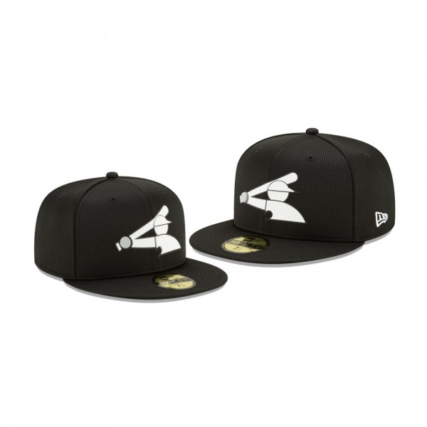 Men's White Sox Clubhouse Black 59FIFTY Fitted Hat