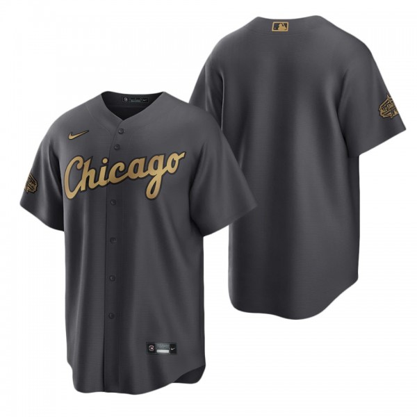Chicago White Sox Charcoal 2022 MLB All-Star Game Replica Blank Jersey