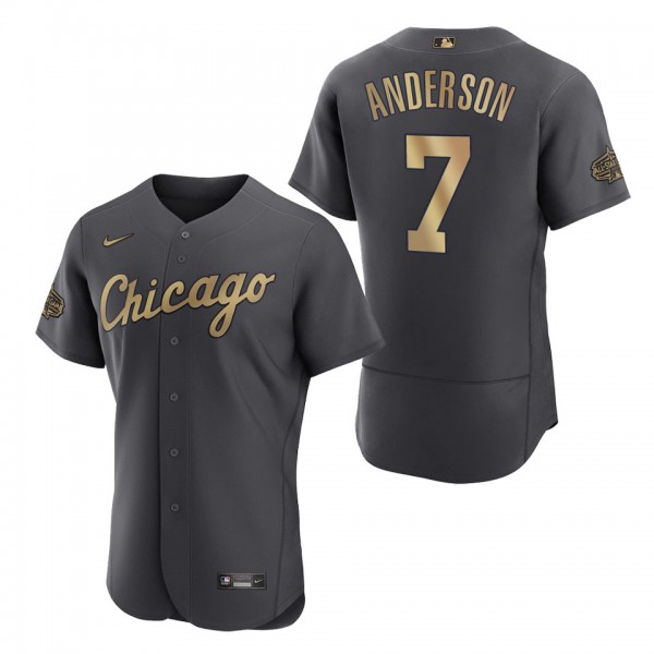 Tim Anderson White Sox 2022 MLB All-Star Game Authentic Charcoal Jersey
