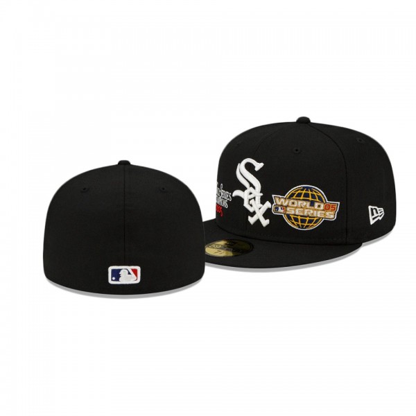 Chicago White Sox Champion Black 59FIFTY Fitted Hat