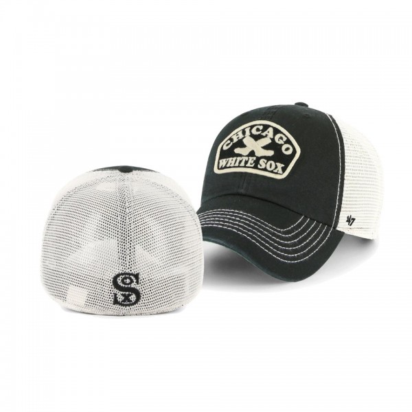 Men's Chicago White Sox Cooperstown Black Fiske Closer Hat