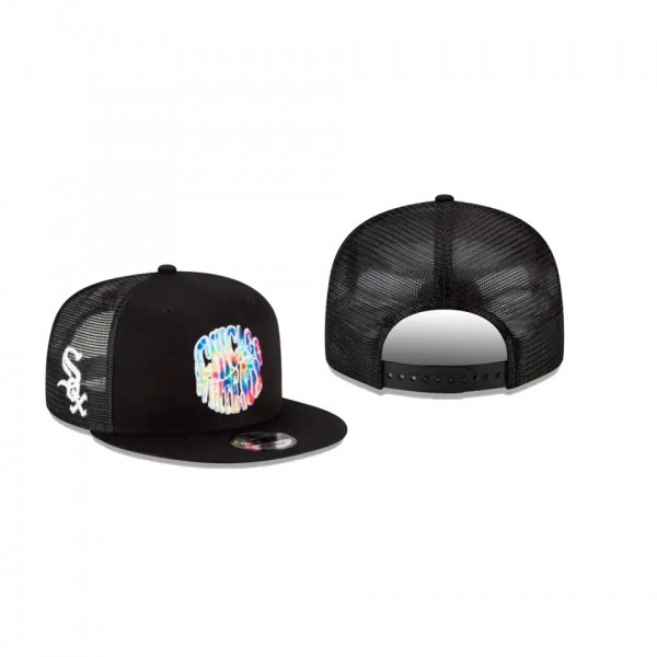 Men's Chicago White Sox Groovy Collection Black 9FIFTY Snapback Hat