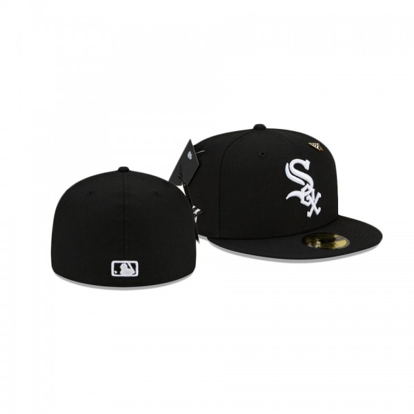 Men's White Sox Paper Planes Black 59FIFTY Fitted Hat