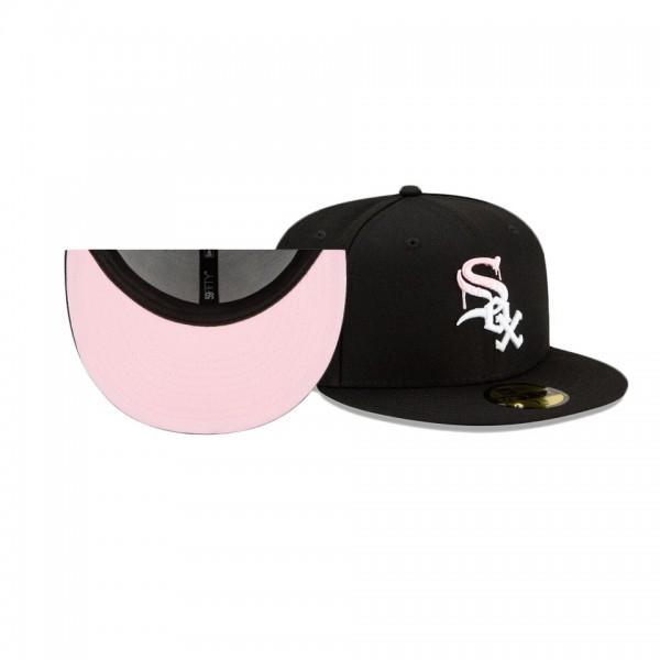 Chicago White Sox Team Drip Black 59FIFTY Fitted Hat