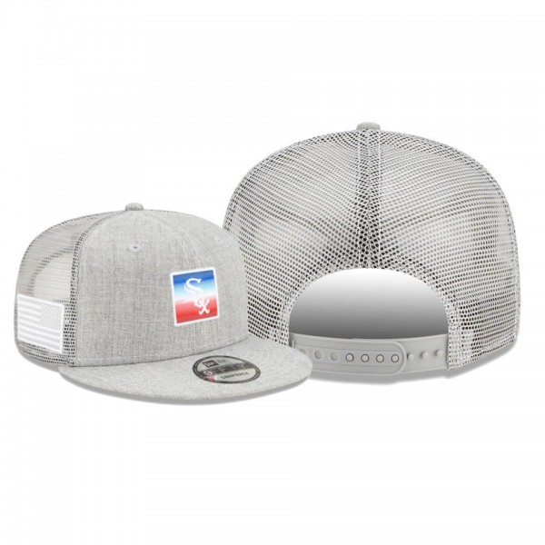 Men's White Sox USA Pop Gray 9FIFTY Snapback Hat