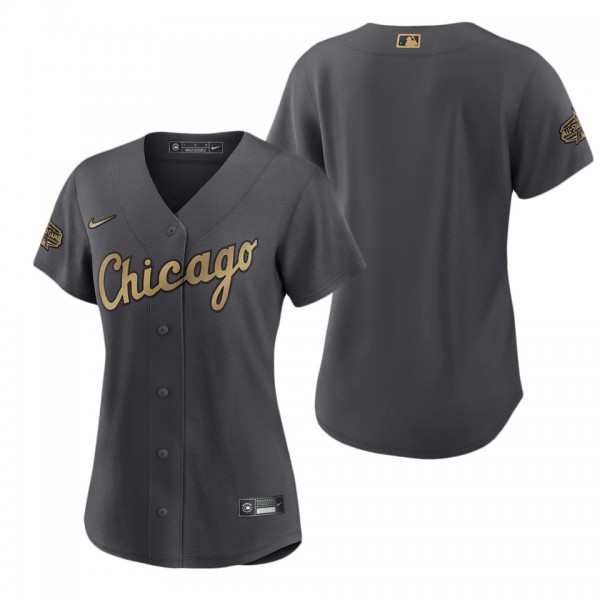 Women's Chicago White Sox Charcoal 2022 MLB All-Star Game Replica Blank Jersey