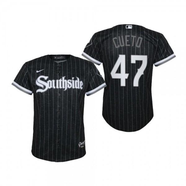 Youth Chicago White Sox Johnny Cueto Black City Connect Replica Jersey