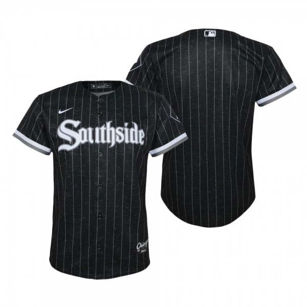 Youth Chicago White Sox Nike Black 2021 City Connect Replica Jersey