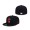 Men's Cleveland Guardians New Era Navy Road Authentic Collection On-Field 59FIFTY Fitted Hat