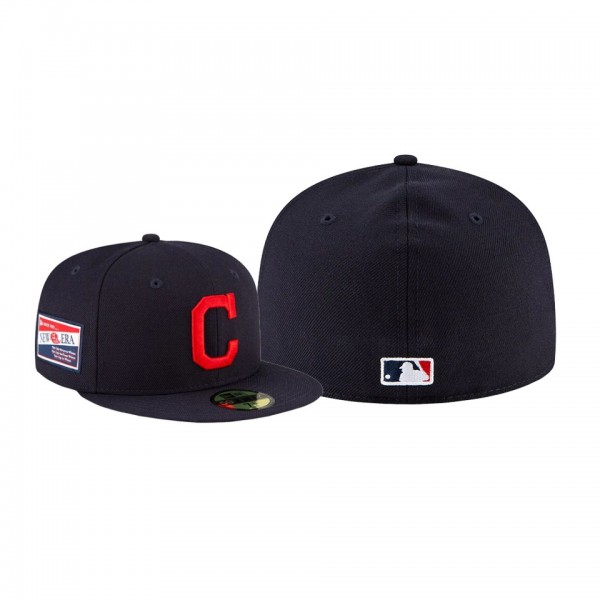 Men's Cleveland Indians Centennial Collection Navy 59FIFTY Fitted Hat