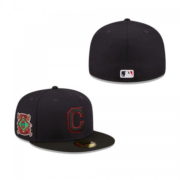 Men's Cleveland Indians Navy Team AKA 59FIFTY Fitted Hat