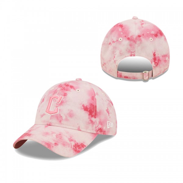 Girls Youth Cleveland Guardians Pink 2022 Mother's Day 9TWENTY Adjustable Hat