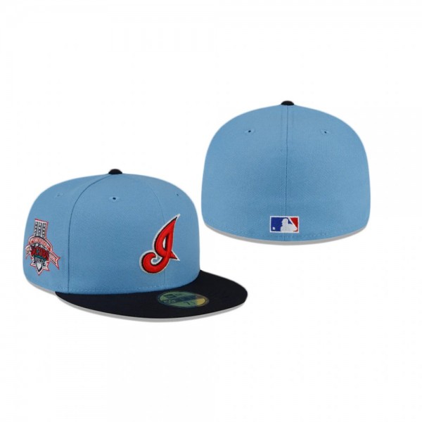Cleveland Guardians Blue Just Caps Drop 5 59FIFTY Fitted Hat