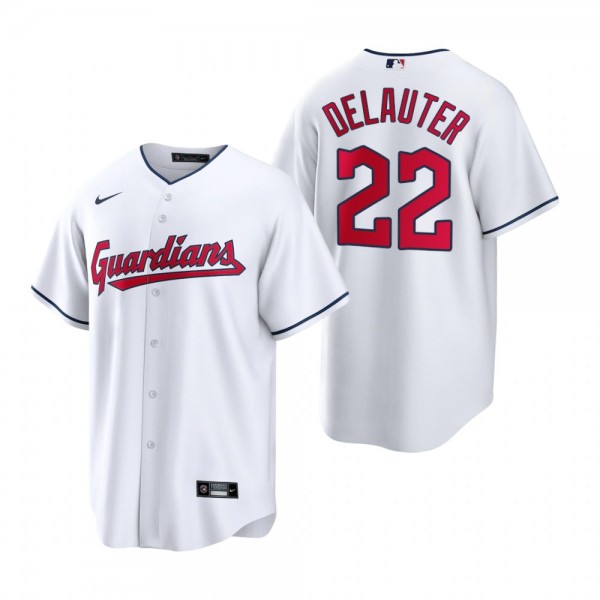 Cleveland Guardians Chase DeLauter White 2022 MLB Draft Home Replica Jersey