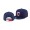 Men's Cleveland Indians Americana Fade Navy Snapback Hat