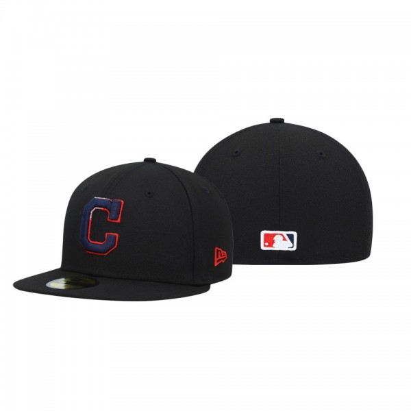 Cleveland Indians Color Dupe Black 59FIFTY Fitted Hat