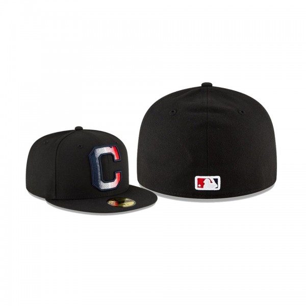 Men's Cleveland Indians Ombre Black 59FIFTY Fitted Hat